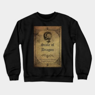 Scale of Dragon Apothecary Ingredient Bottle Label Crewneck Sweatshirt